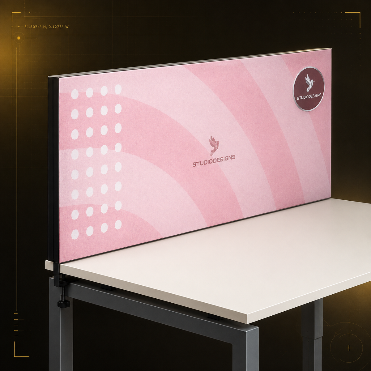 Akoestische deskdividers