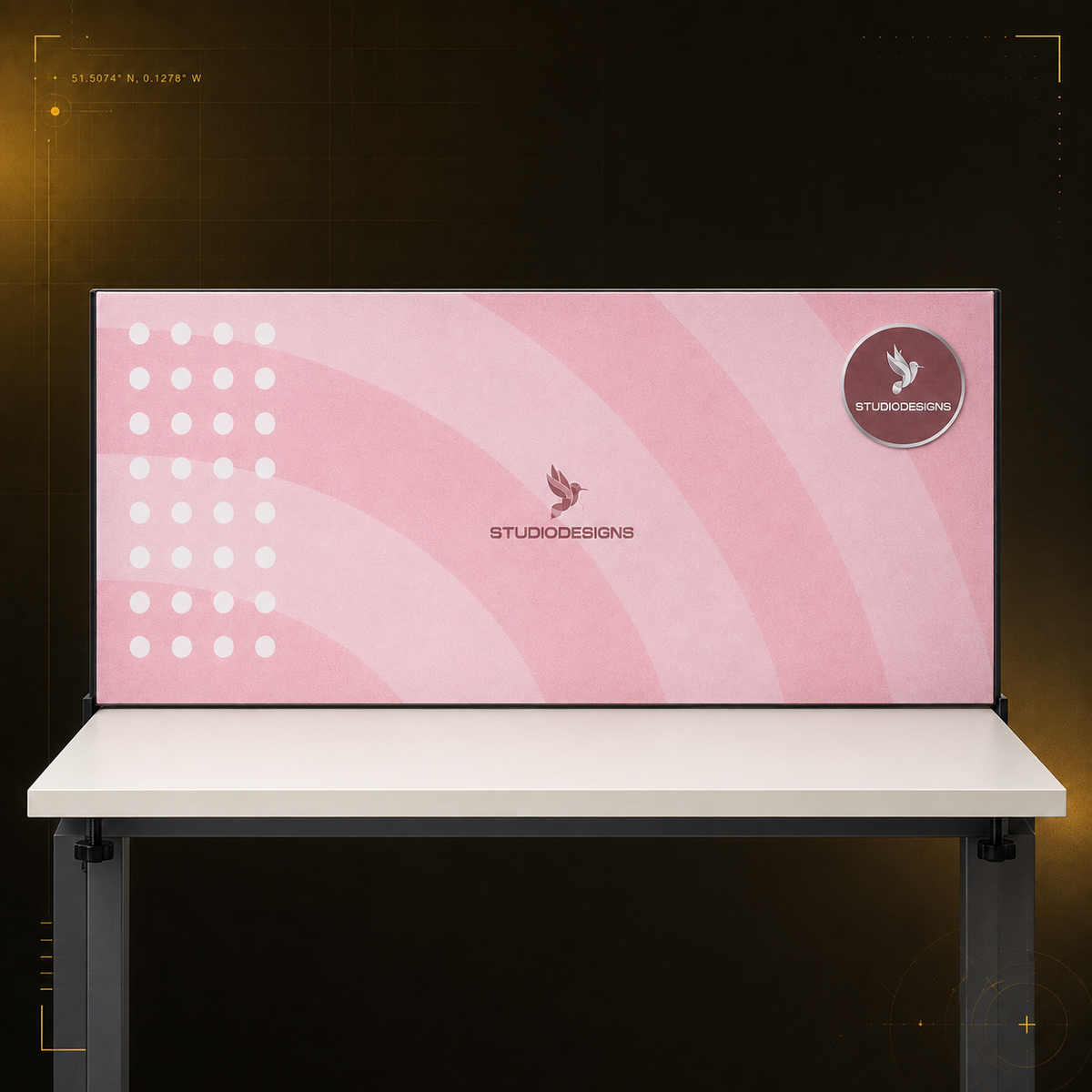 Akoestische deskdividers