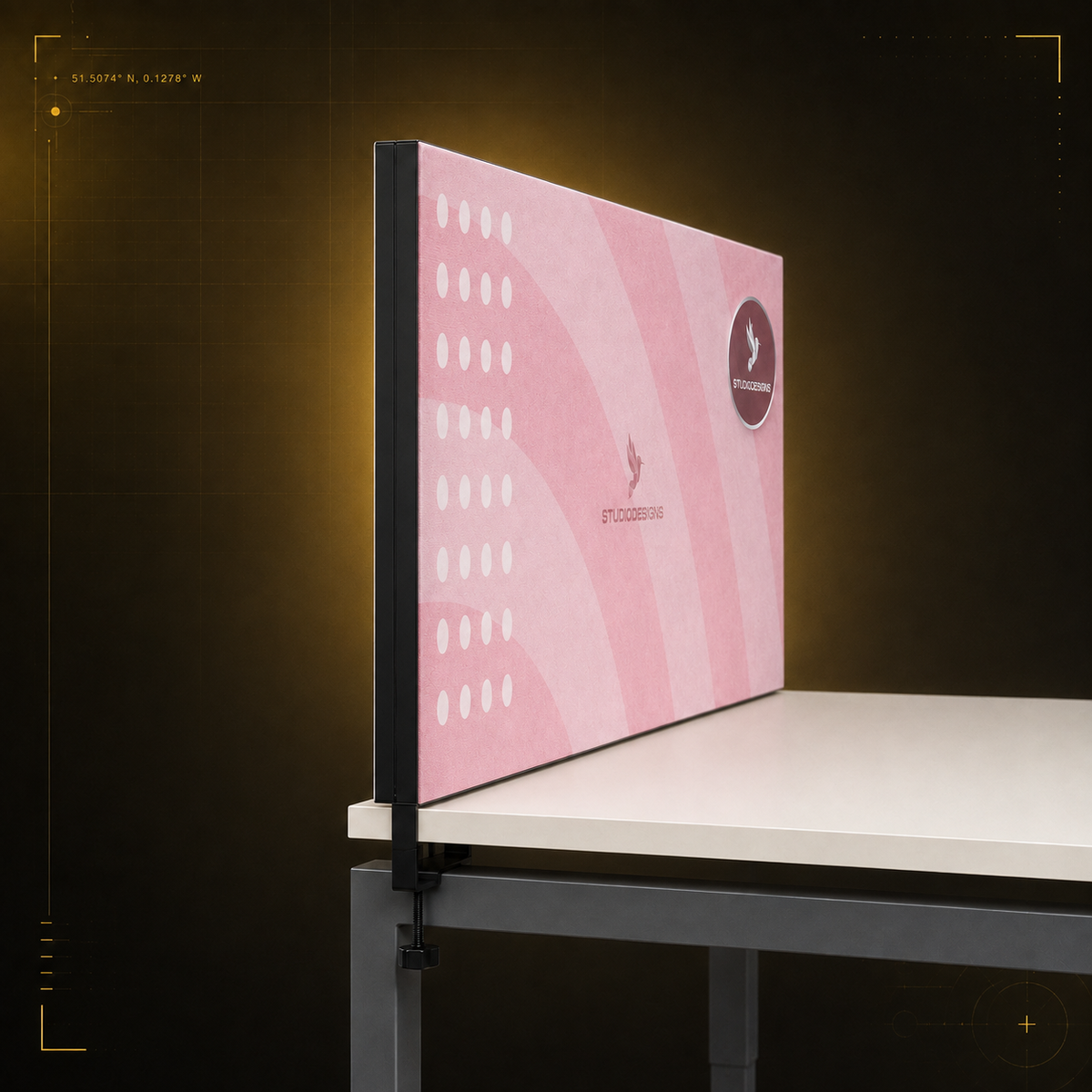 Akoestische deskdividers