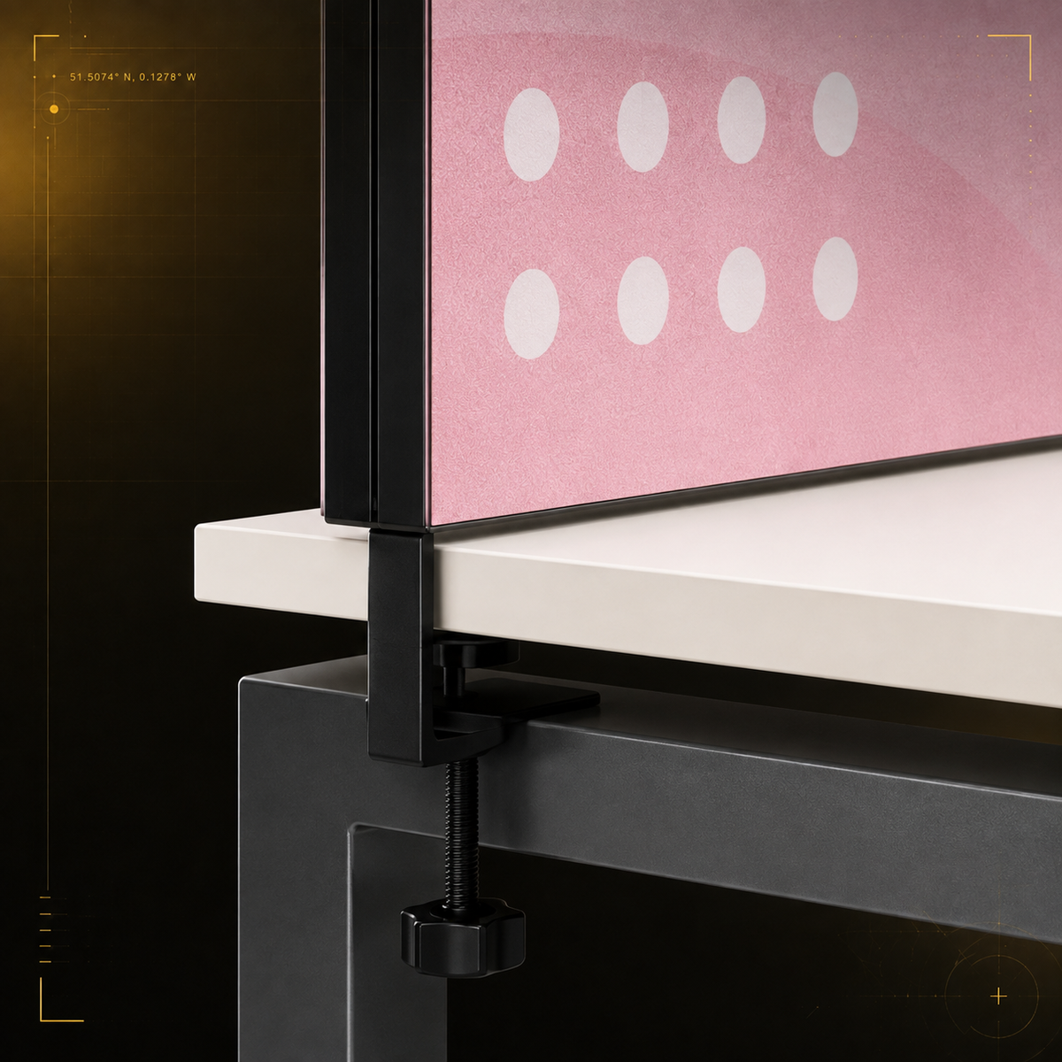 Akoestische deskdividers