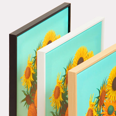 Canvas met baklijst