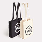 Canvas shopping bags