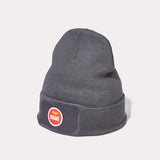 Gebreide mutsen met patch gerecycled