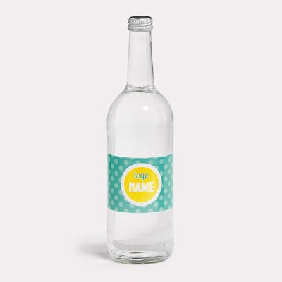 Glazen waterflessen 750ml