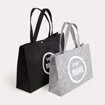 Vilten shopping bags