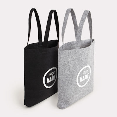Vilten tote bags