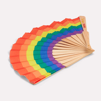 Waaiers regenboog