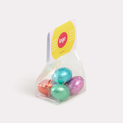 Zakjes chocolade eieren